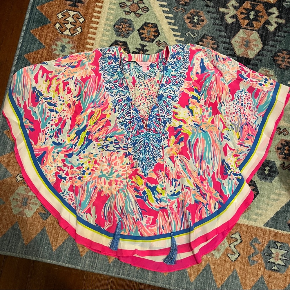 Lilly Pulitzer Silk Trapeze Shirt - XXS / XS